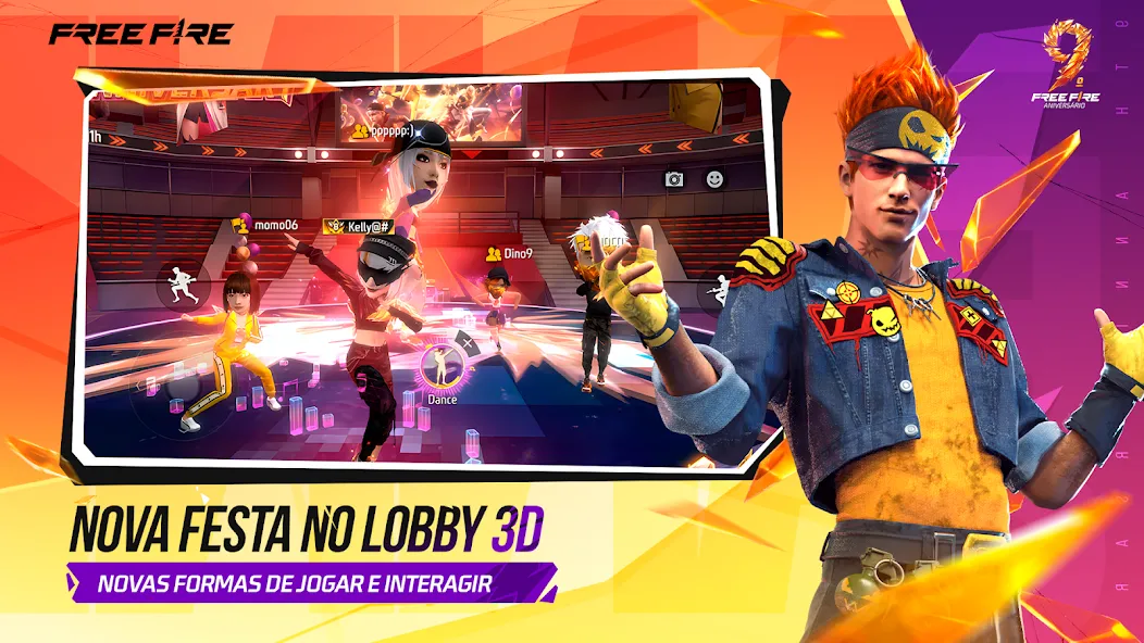 Free Fire: 9º Aniversário screenshot 7