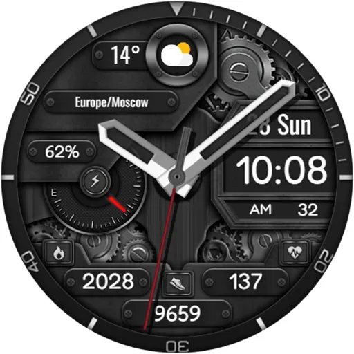 Hybrid NOMATO URX98 Watch face screenshot 13