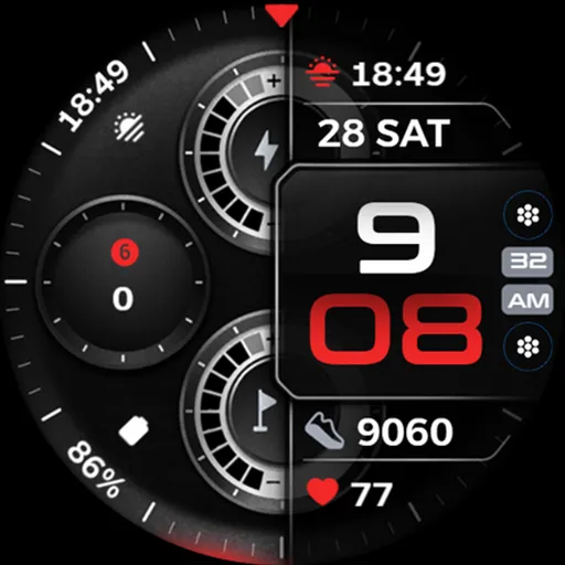 OMG 443 - Digital Watch Face screenshot 24