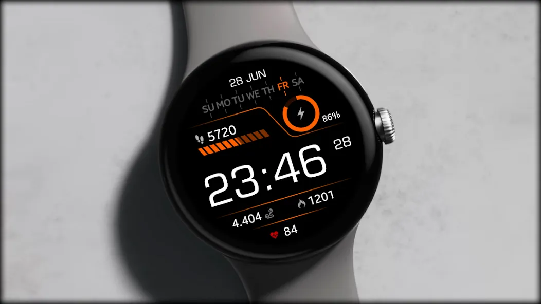 Digital Worko Watch Face screenshot 1
