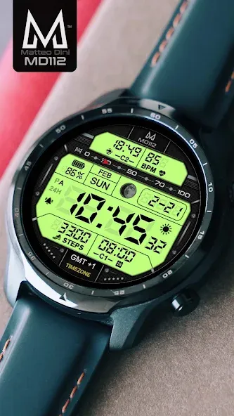 MD112 Digital watch face screenshot 3