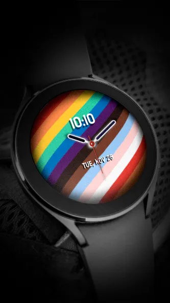 Pride Rainbow Love Watch Face screenshot 1
