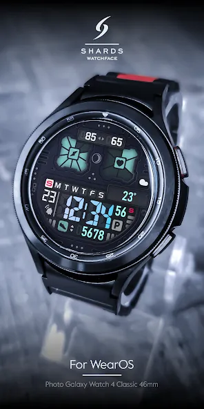 SH037 Watch Face, WearOS watch screenshot 6
