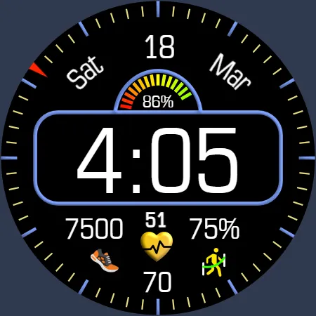 Iris4010 Digital Watch Face screenshot 11