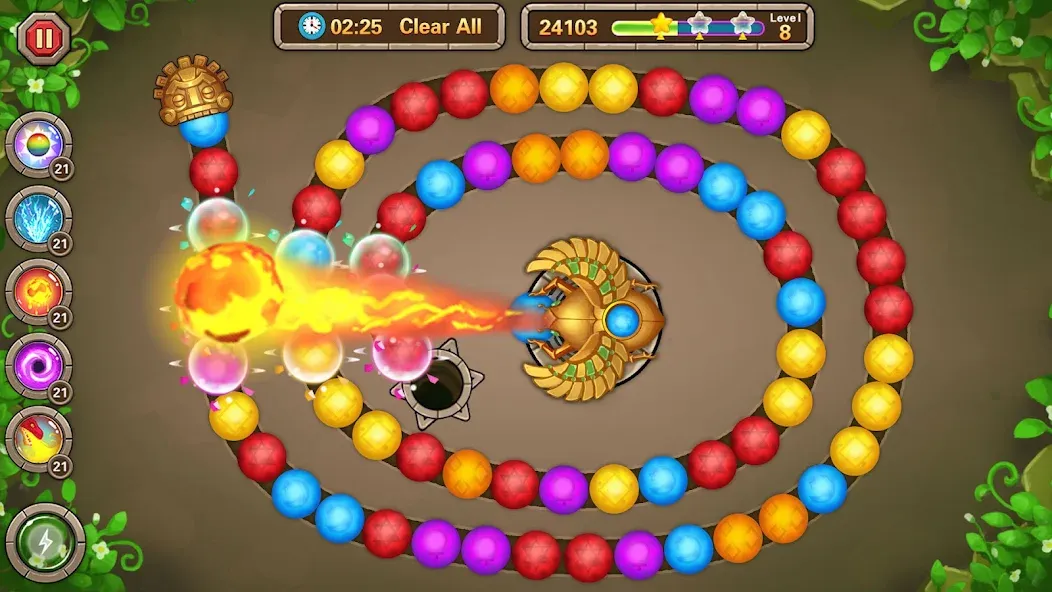 Jungle Marble Blast screenshot 2