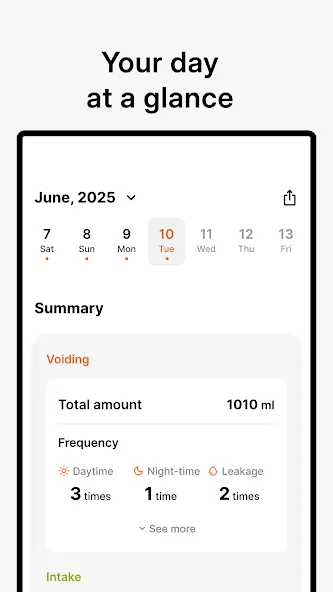 Bladderly: Smart Bladder Diary screenshot 13