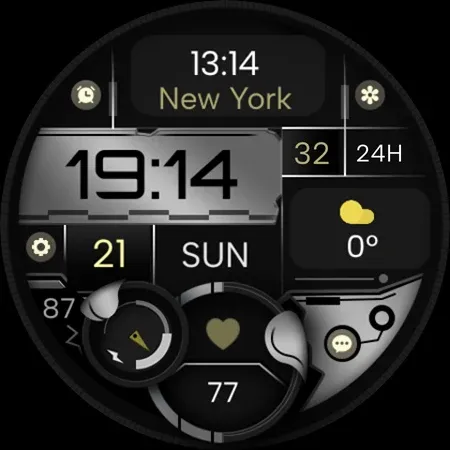 Dream 137 Digital Watch Face screenshot 10