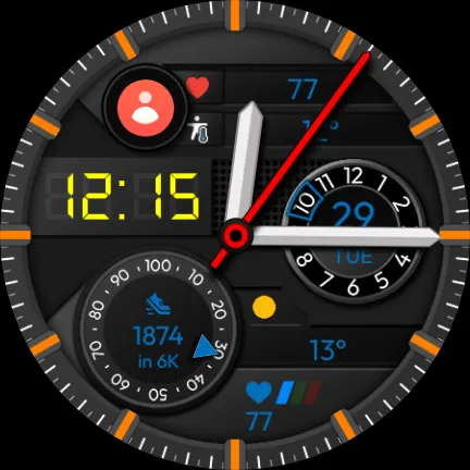 OD28 Titanium Watch Face screenshot 35