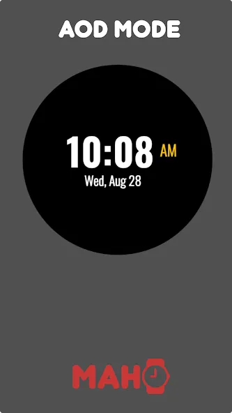 MAHO005 Wear OS Watch Face screenshot 4