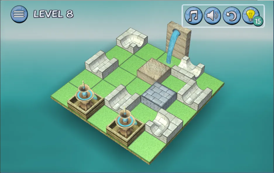 Flow Water Fountain Puzle 3D screenshot 17