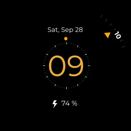 Simple Minimal watch face screenshot 7