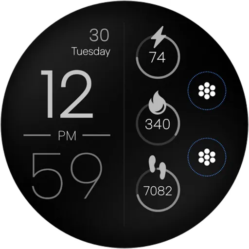 Minimal Digital Watch Sport screenshot 17