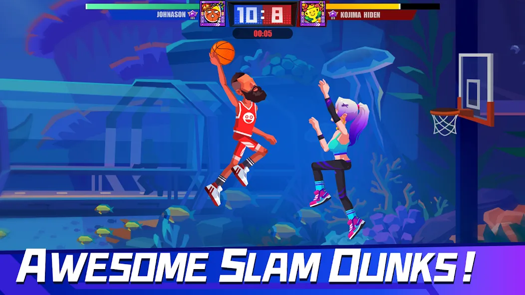 Basketball Duel:Online 1V1 screenshot 1
