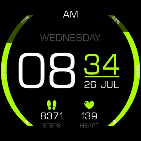 Key078 Minimalist Watch Face screenshot 25