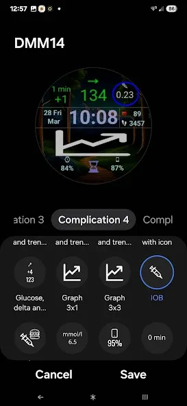 DMM14 Diabetic Watch Face screenshot 6