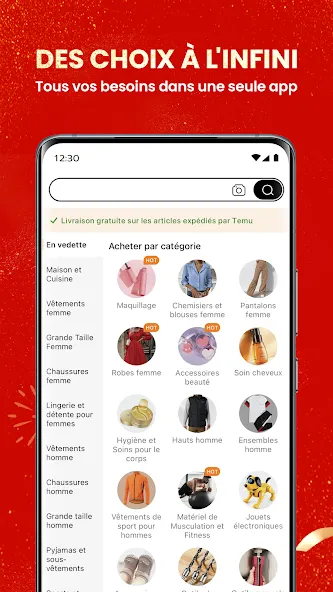 Temu : Achats et Mode en Ligne screenshot 5