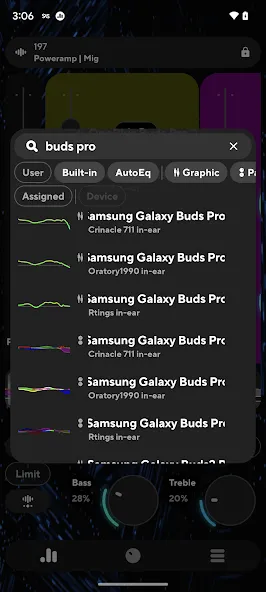 Poweramp Equalizer screenshot 3