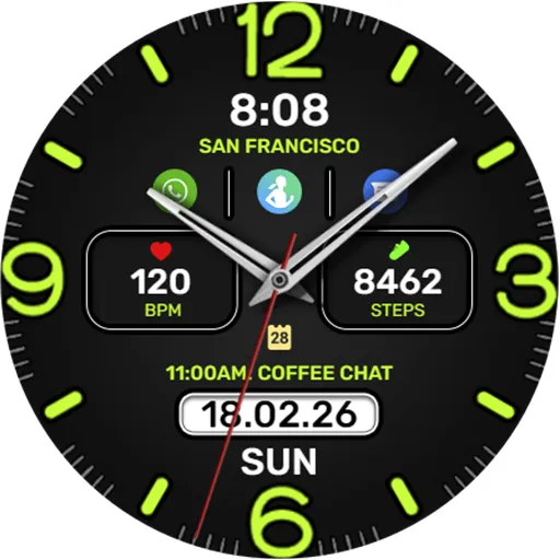 WFP 222 Practical watch face screenshot 47
