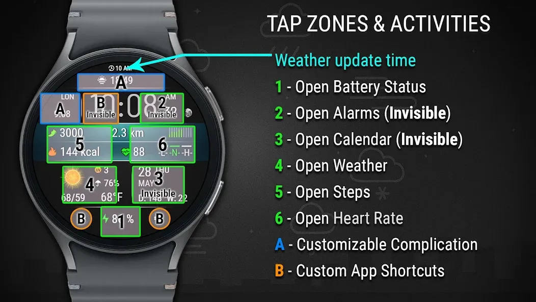 VF03 Weather Inform Watch Face screenshot 5