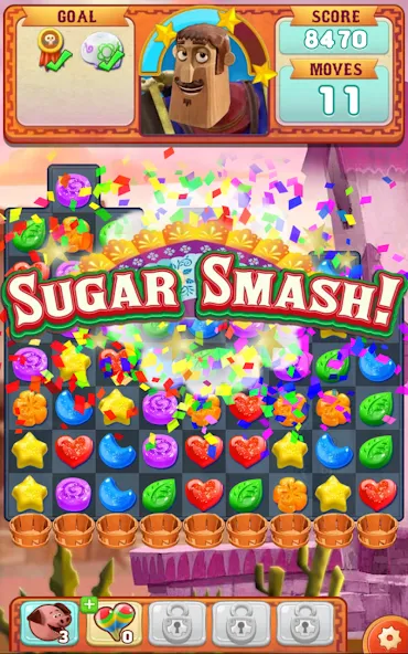 Sugar Smash: Book of Life screenshot 6