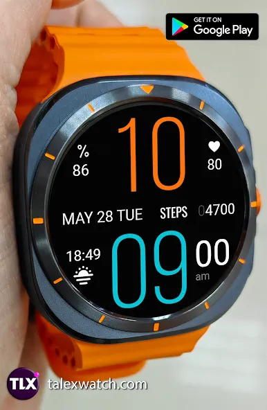 Gold n Color Daily Watch Face screenshot 3