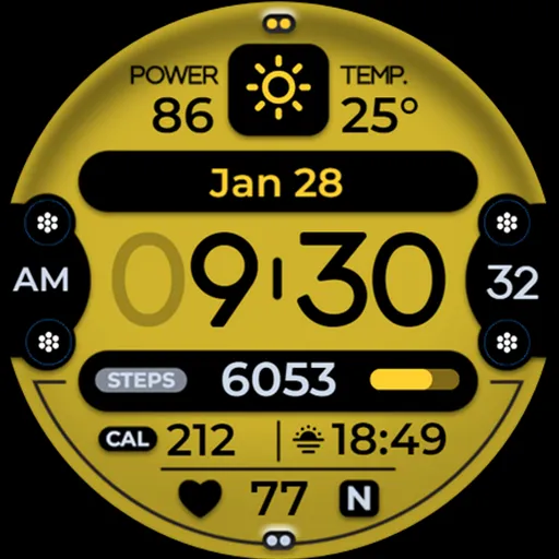 OMG 326 - Digital Watch Face screenshot 26