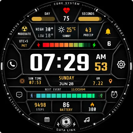 Cipher 0̸x Mission Watch Face screenshot 7
