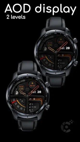 Digital Watch Face CUE101 screenshot 3