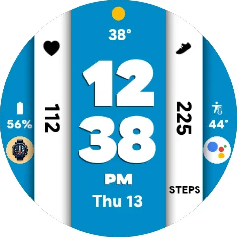 Colors Fall 4 - Watch face screenshot 10
