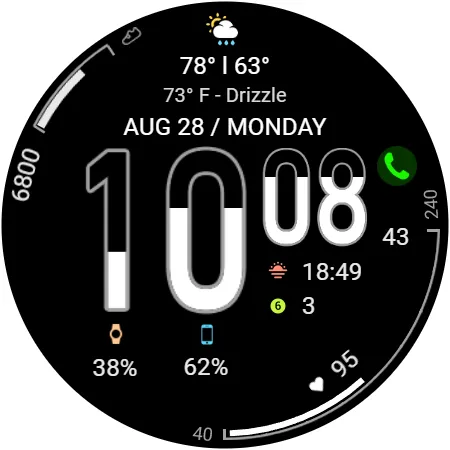 WFP 107 Hourglass watch face screenshot 41