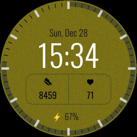 Digital watch face D26 screenshot 43