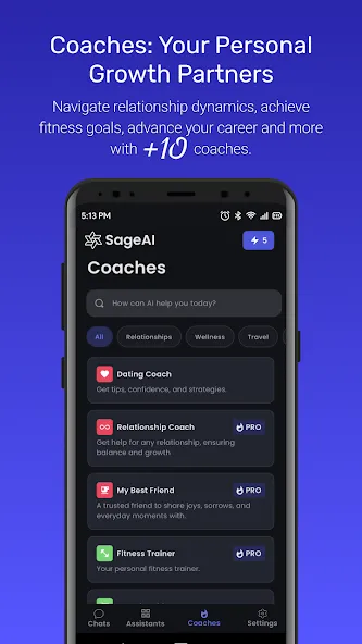 Sage AI - AI Coach & Assistant screenshot 2
