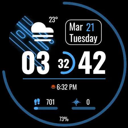 Minimalist Marvel Watch Face screenshot 19
