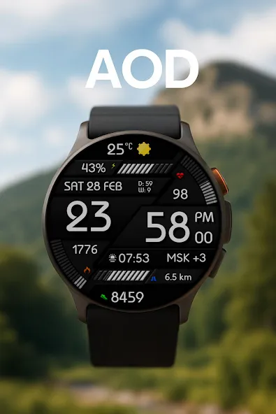 Digital Minimal Watch Face screenshot 8