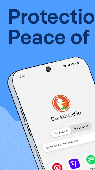 DuckDuckGo, optional Duck.ai screenshot 1