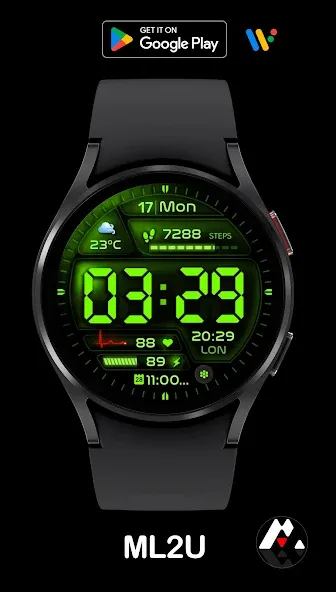 ML2U 229 Watch Face screenshot 3