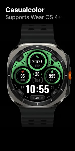 Casual colors: Watch Face screenshot 1