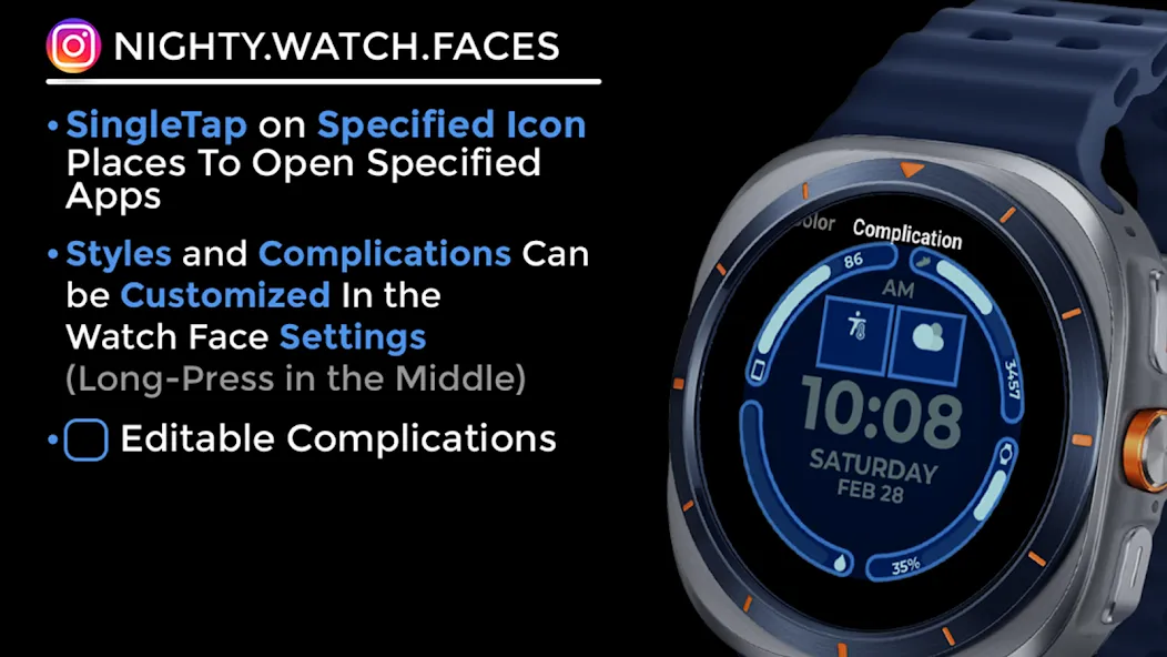 Night Core 02 Digital Watch screenshot 13