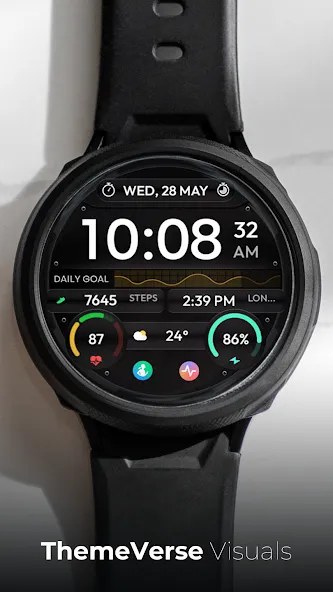 TVV Sport 8 Digital Watch Face screenshot 1