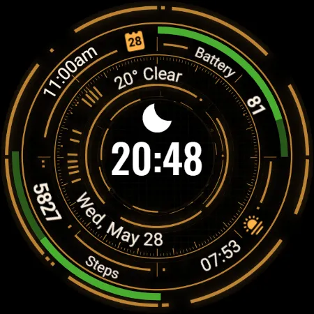 Digital Watchface D3 screenshot 22