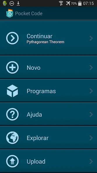 Pocket Code: Programe os seus screenshot 1