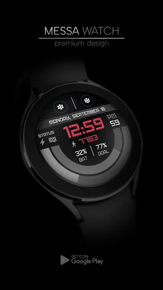 Digital Watch Face Premium screenshot 2