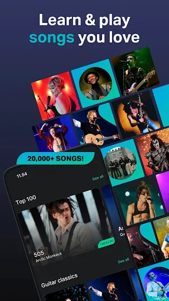 GuitarTuna: Tune & Play Guitar screenshot 3