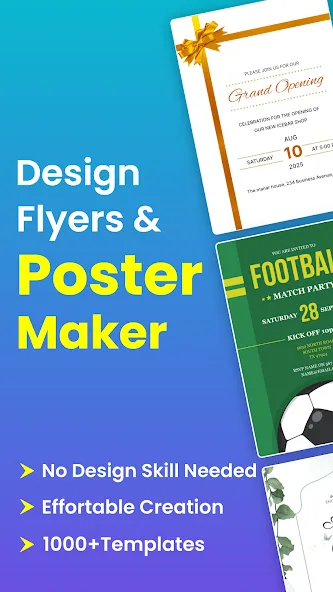 Poster Maker and Flyer Maker screenshot 1