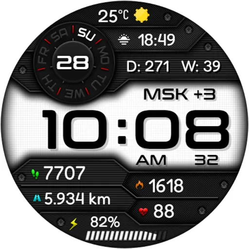 NUVELARO CTS59 Watch face screenshot 17