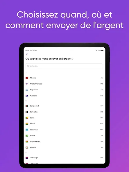 WorldRemit Transfert d’Argent screenshot 10