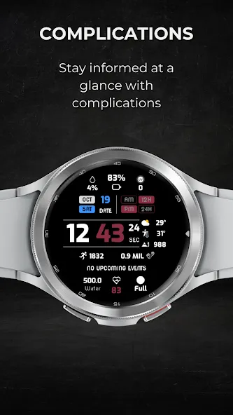 EXD107: Digital Watch Face screenshot 8