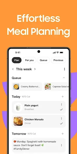 Samsung Food: Meal Planner screenshot 2