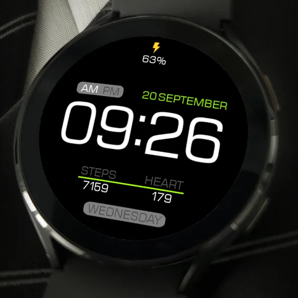 Key057 Digital Watch Face screenshot 5