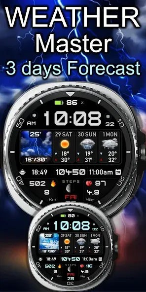 Weather Master 3 Days Forecast screenshot 1
